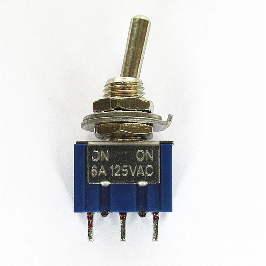 2 шт. AC ON-SPDT 3 Шаг Позиции рычажный переключатель 6A 125 v /3A 250V | Обустройство дома