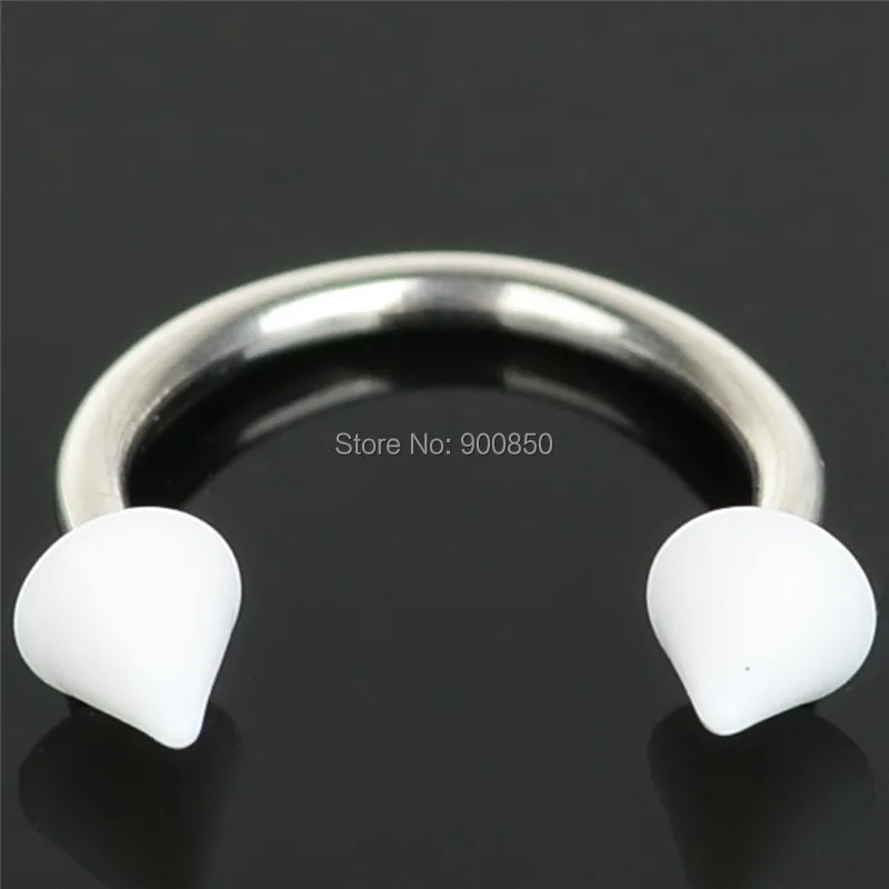 1 шт. акриловые шарики/шипы штанги Подковы Пирсинг носа кольца для бровей ушной