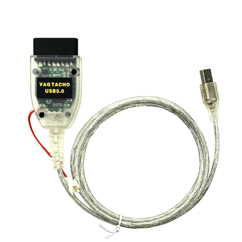 Топ рейтинг VAG Tacho USB версии V5.0 для NEC MCU 24C32 или 24C64 ECU чип инструмент настройки VAGTacho 5