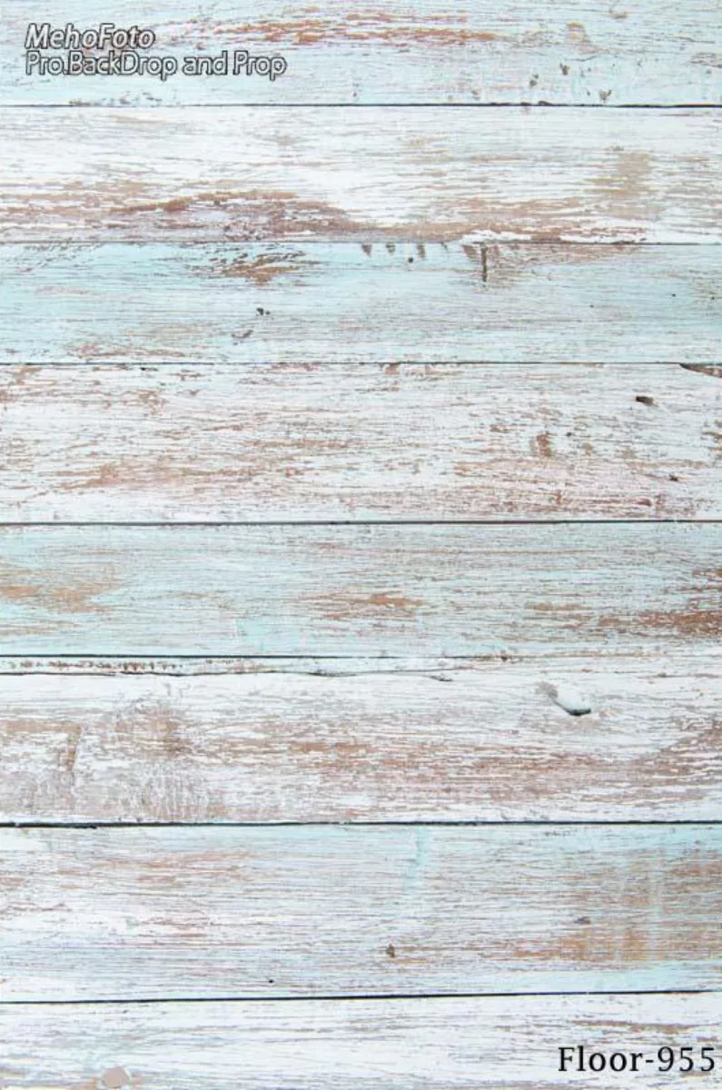 Синий натуральный Жесткий деревянный фон виниловая ткань высокого качества с