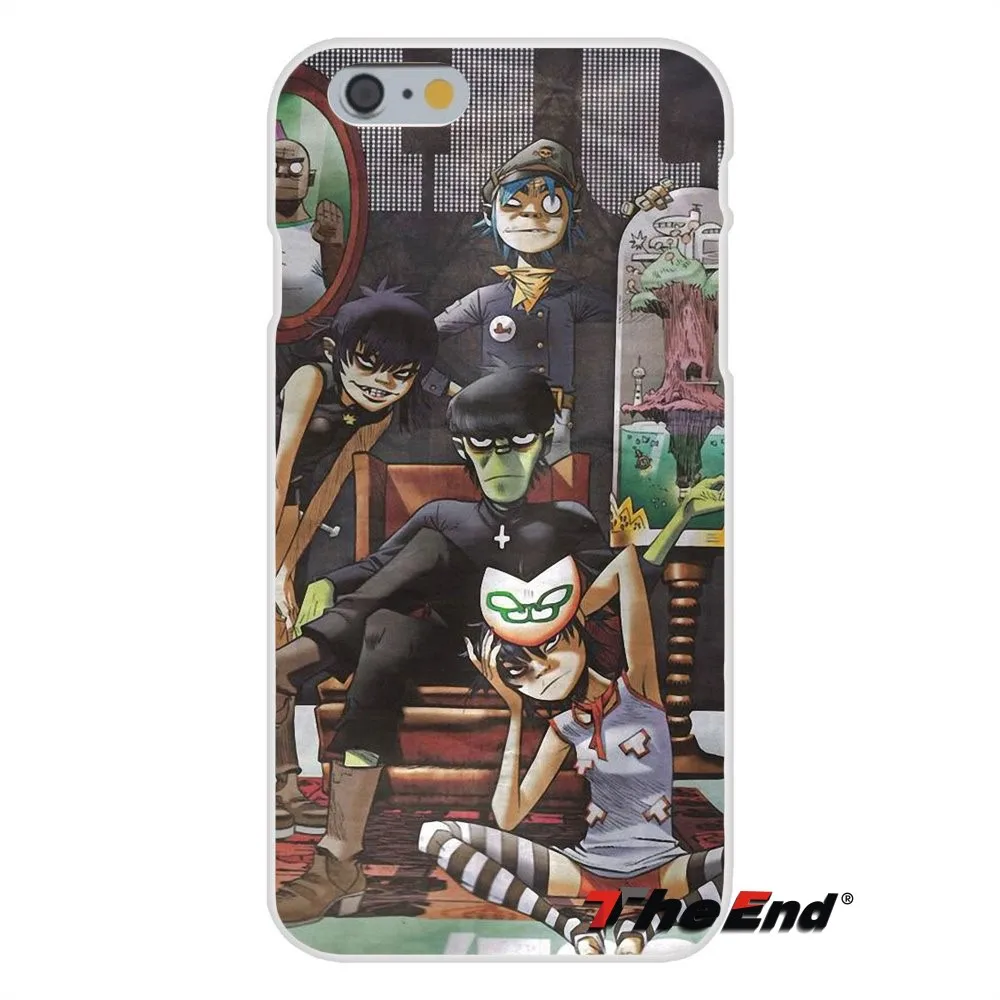 Мультфильм Gorillaz лодка шаблон для HTC один m7 M8 A9 M9 E9 плюс Desire 630 530 626 628 816 820 мягкий