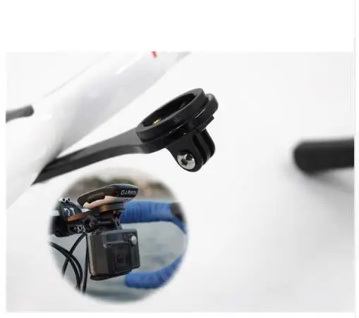 Garmin карбоновое Велосипедное компьютерное крепление Дорожный велосипед Велоспорт горный велосипедный компьютер секундомер крепление держатель для Garmin gopro Крепление