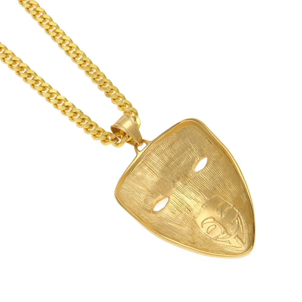 Женское винтажное ожерелье с подвеской в виде маски-убийцы | Украшения и