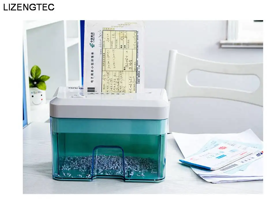 LIZENGTEC дизайн многофункциональный Настольный Электрический бумажный шредер