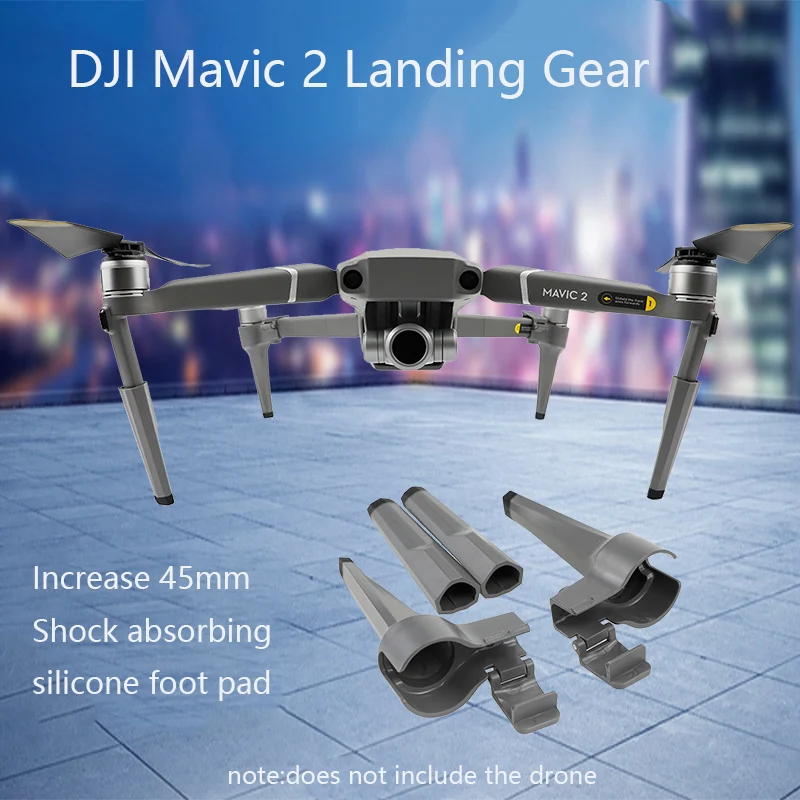 DJI Мавик 2 Pro зум амортизация Расширенный шасси Проставка демпфирования ног