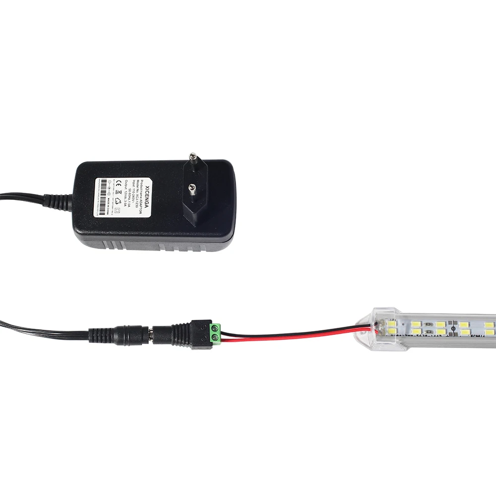 8 шт. * 50 см двухрядная Светодиодная лампа 72 светодиода 5730 DC12V твердая полоса света