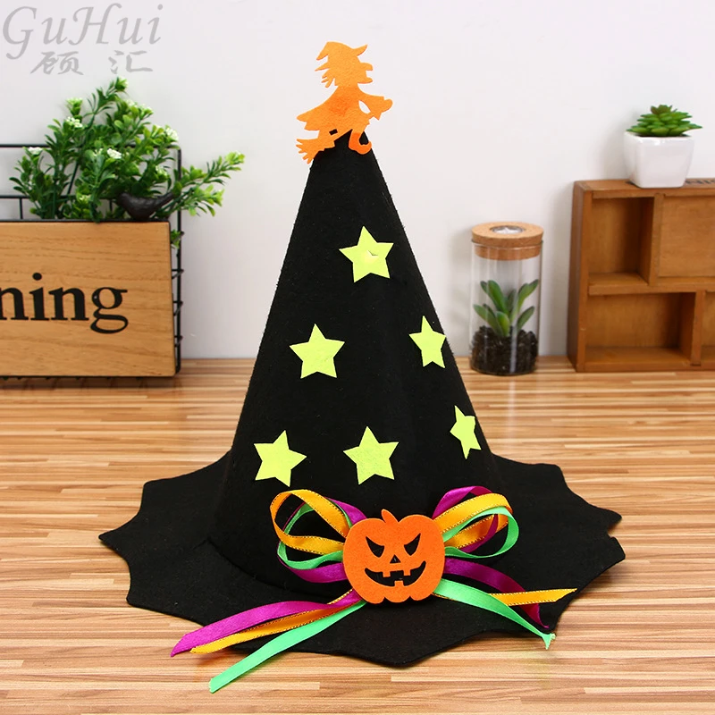 4 шт. Нетканая ткань летучая мышь тыква шляпа танцевальный головной убор ребенок