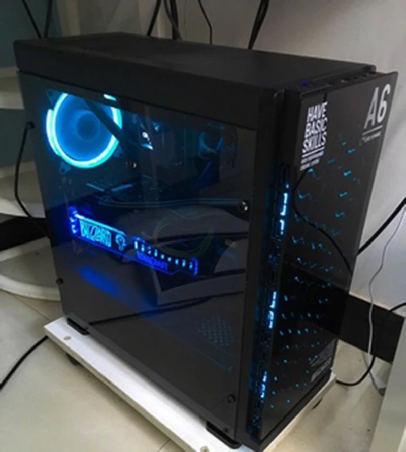 Горячий RGB Аврора охлаждающий вентилятор 120 мм 6Pin контроллер Светодиодная лента кольцо для компьютера кулер воды великолепный цвет регулируемый вентилятор радиатора