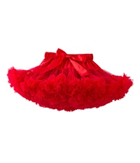 Розовый пушистая шифоновая Pettiskirt Юбка-пачка для девочек юбка принцессы одежда Танцевальный костюм одежда на выход Для женщин Jupes Лолита юбка-американка