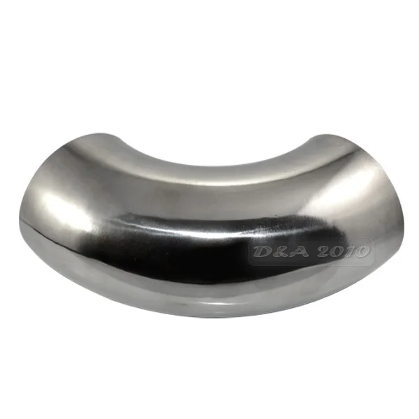 MEGAIRON 3-1/2 &quot3 5&quot труба OD 89 мм санитарный сварной локоть 90 градусов трубы фитинги