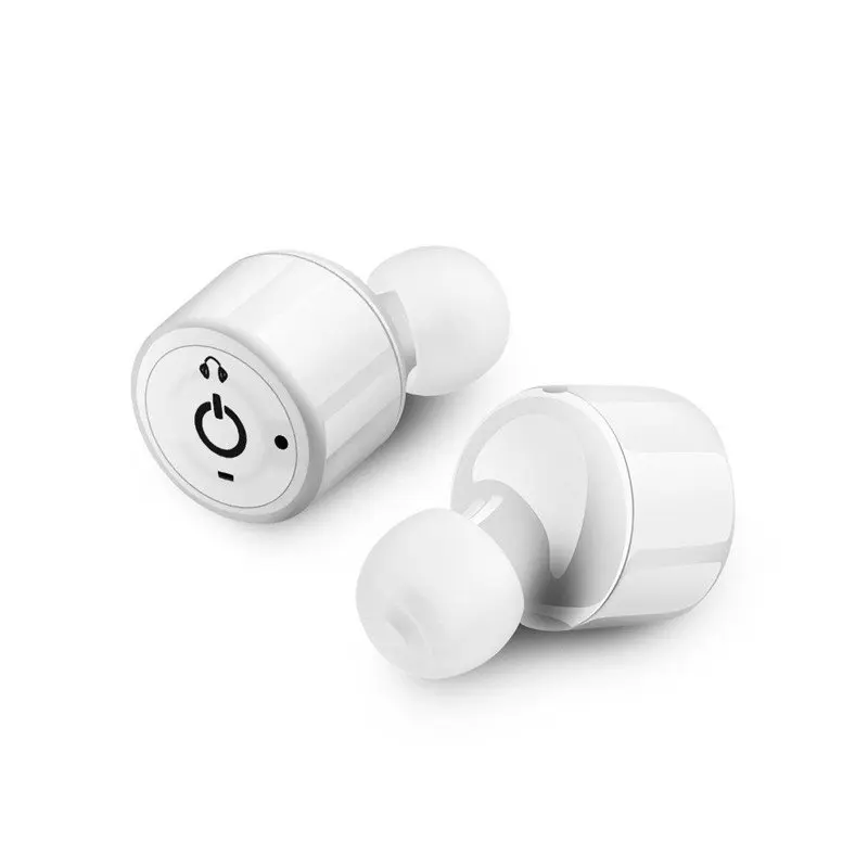 2 шт. Bluetooth наушники для Apple IPhone X XS Plus 8 7 6 6 S Plus 5 5S SE 4 4s S беспроводной телефон аксессуар гарнитура наушники - Цвет: Белый