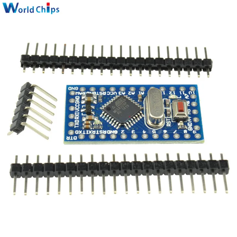 10 шт. Pro Mini atmega328 328 ATMEGA328P 5 в 16 МГц модуль для Arduino Nano с кристаллическими