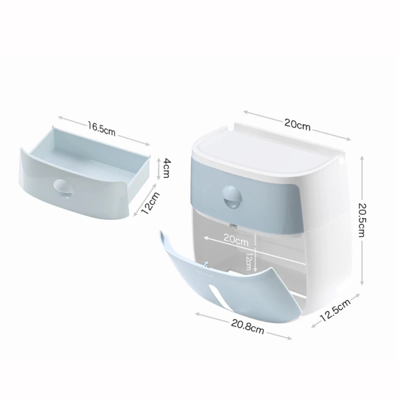Водонепроницаемый держатель для туалетной бумаги дозатор рулонной ванной