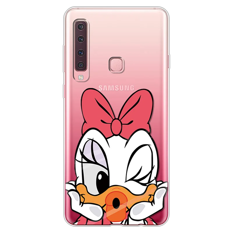 Мультяшная пара для samsung Galaxy Funda A9 чехол Мягкая силиконовая задняя крышка чехол для телефона для Galaxy A9 SM-A920F A920 Забавный чехол