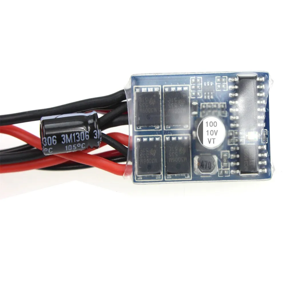 JMT 10A матовый ESC двухсторонний контроллер скорости двигателя с тормозом для 1/16 1/18