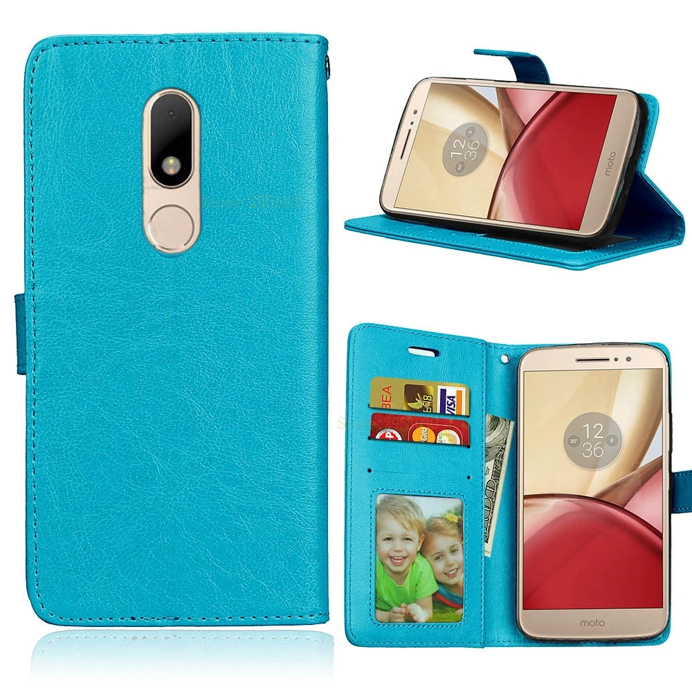 Чехол книжка для Motorola Moto M XT1663 XT1662 чехол бумажник из искусственной кожи телефона