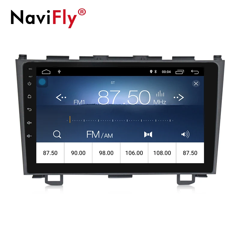 Navi Fly полноразмерный сенсорный экран 9 дюймов Android8.1 Автомобильный gps навигатор