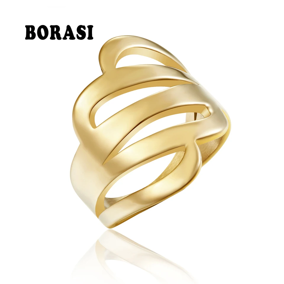 BORASI 2019 Новое поступление женское кольцо в стиле панк подарок для вечерние