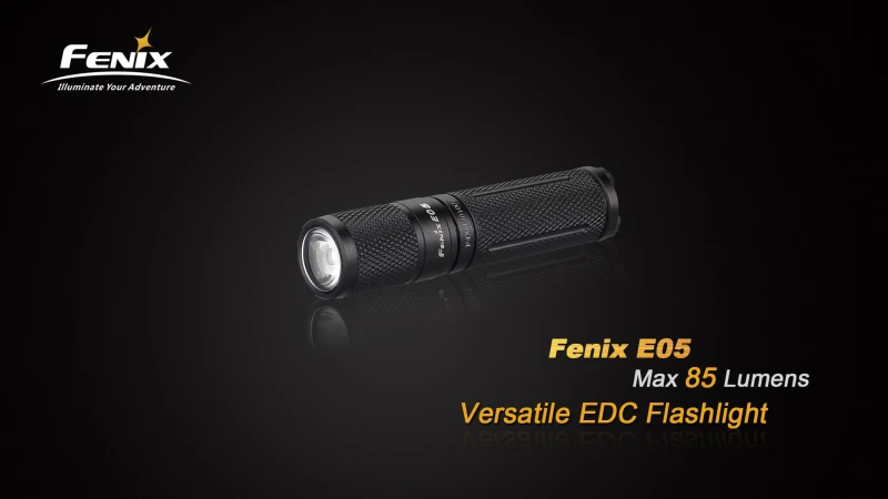 Fenix E05 издание мини EDC Ключ фонарик на цепочке Cree XP-E2 светодиодный брелок фонарик с батареей AAA