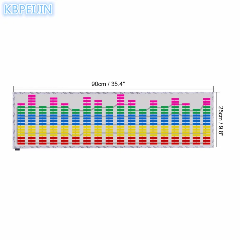 Музыка стикер автомобиля Звук Активированный Эквалайзер неоновый свет Стайлинг