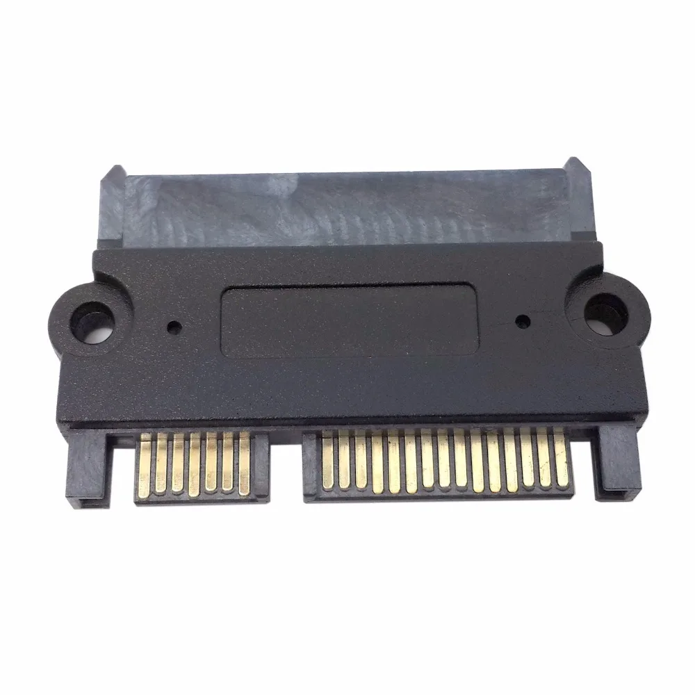 

3.5" & 2.5inch SATA 22Pin 7+15 Male to SATA 22P 7+15 Female extension convertor adapter with screw holes SATA adapter