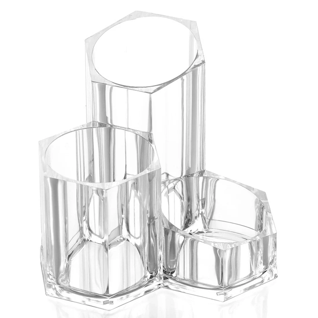 Прозрачный акриловый Органайзер для косметических ручек держатель кистей чехол