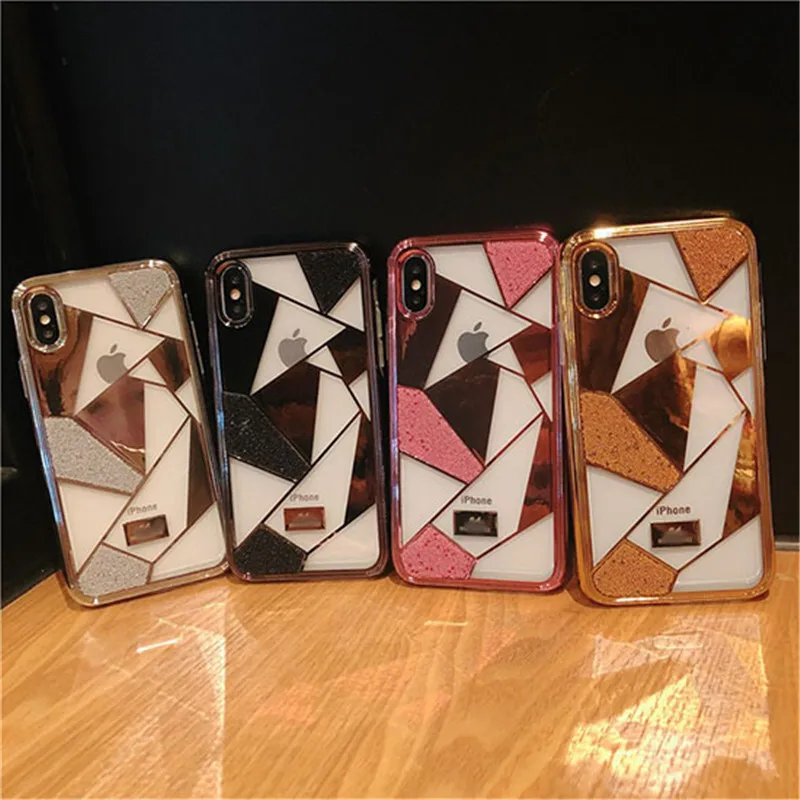 Роскошный блестящий яркий чехол для телефона iphone X XR XS MAX 6 6s 7 8 Plus, чехол для iphone XR XS MAX, мягкие чехлы