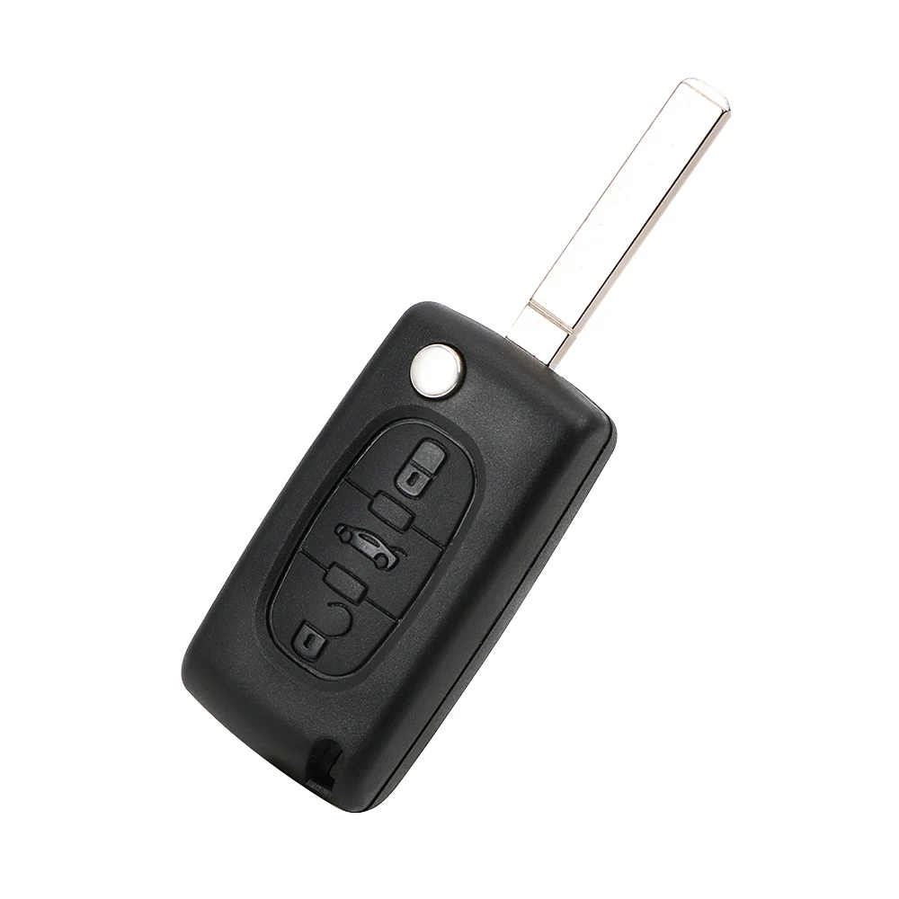3 кнопки ключ замены крышки для стилизации автомобильного пульта оболочки Чехол