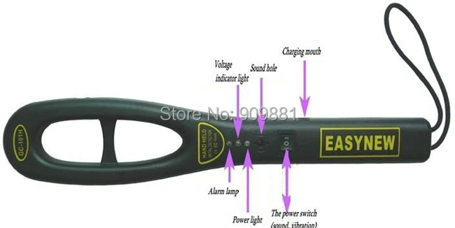 Брендовый ручной металлоискатель промышленные металлоискатели GARRETT тестер