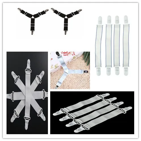 2/4 шт. белый/черный простыня для матраса покрывало захваты зажим крепеж