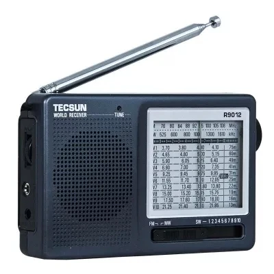Портативное радио TECSUN R-9012 12 диапазонов FM/AM/SW радио многополосный радиоприемник портативный Y4122H высокочувствительное радио TECSUN FM