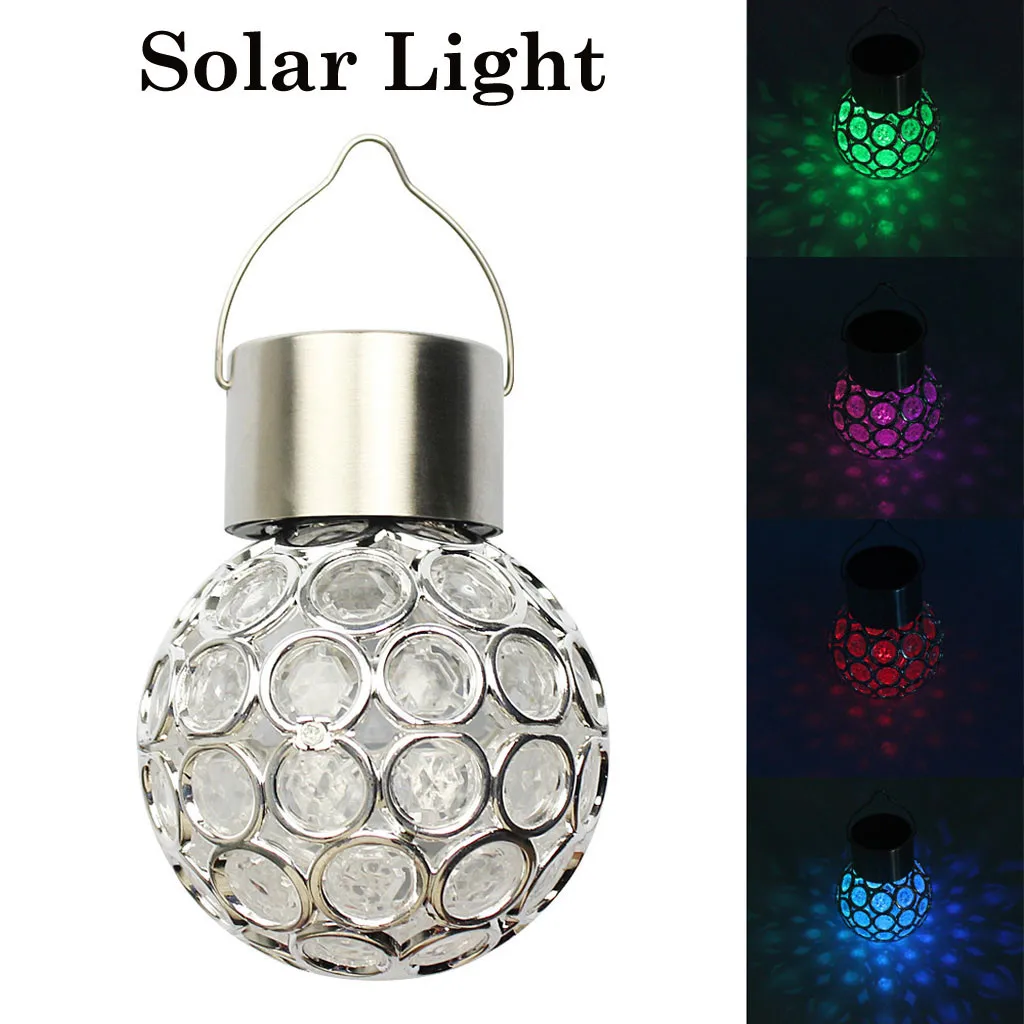 Новинка 2019 подвесная Светодиодная лампа в виде круглых шаров для сада и кемпинга