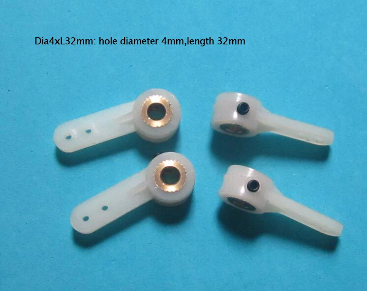 10 шт. 3/4 мм одиночный Руль рулевой рычаг из пластика руль запасные части для DIY