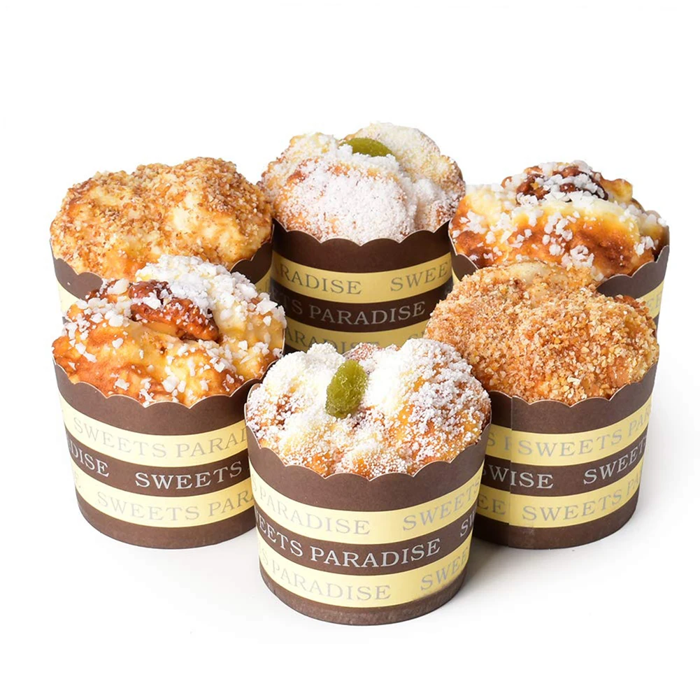 Реалистичная искусственная имитация кекса 6 шт./компл. поддельная смешанная