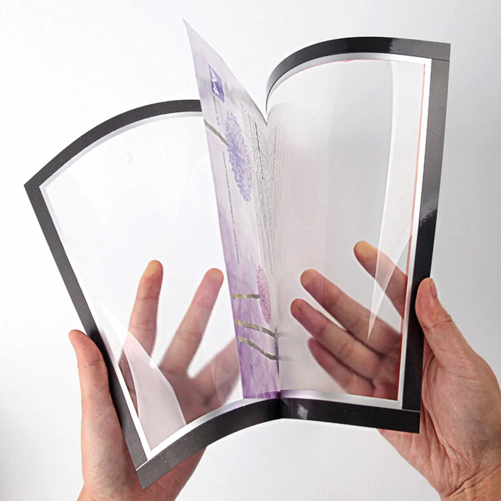 A4 магнитная ПВХ настенная самоклеящаяся двухсторонняя рамка для холодильника