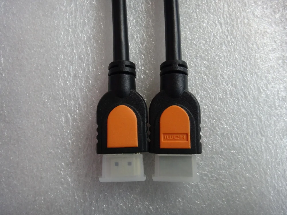 Желтый Kinfe высокоскоростной 0,3 м HDMI кабель адаптер для HDTV 1080p Высокая скорость HD 3D 30 см 1 фут короткий кабель HDMI