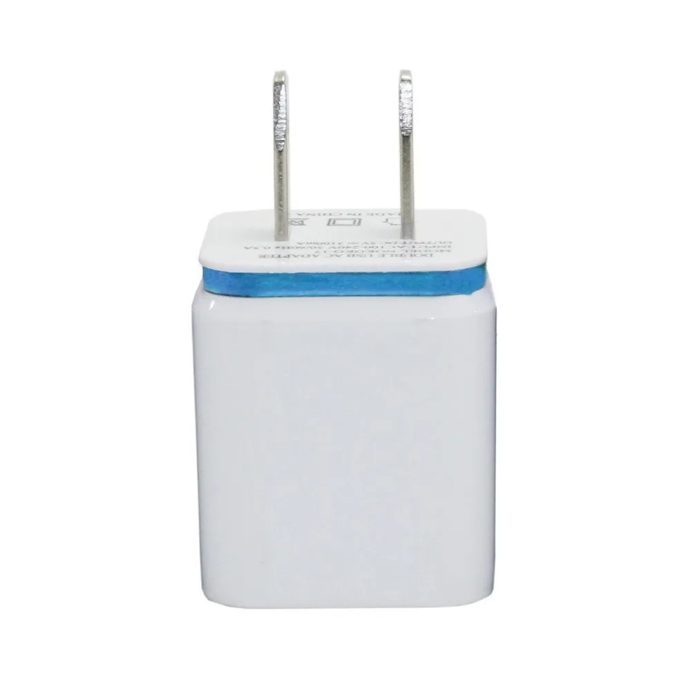 Высокое качество, дорожное двухпортовое зарядное устройство 100 V-240 V AC USB, быстрая зарядка для универсального мобильного телефона, настенное зарядное устройство, штепсельная вилка США 19JAN11