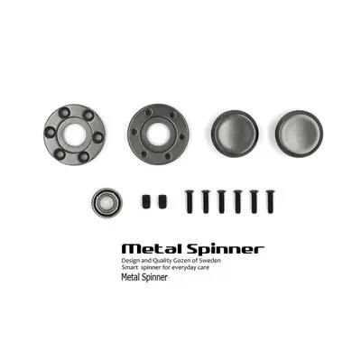 Gray DIY сборка ручной Спиннер металлический EDC Спиннер Tri-Spinner цинковый сплав креативный антистресс помощи AnxietyToy лучшие подарки - Цвет: Gray