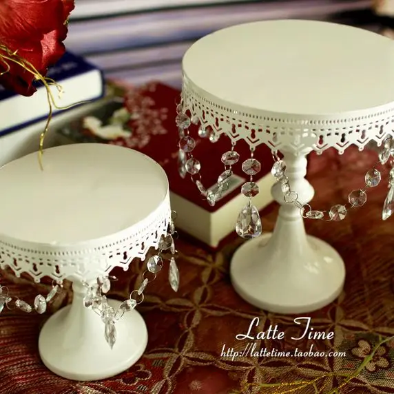 cake plate 8 inch dessert wedding props Dessert table decoration wrought iron stand | Дом и сад