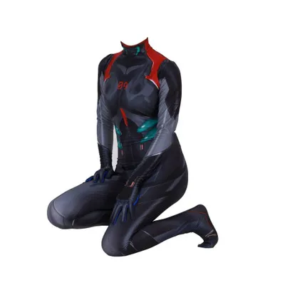 Аниме EVA NEON GENESIS EVANGELION Ayanami Rei Plugsuit Косплей Костюм Zentai боди костюм комбинезоны на