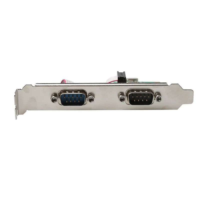 MINI PCI E Express двойной последовательный DB9 RS232 2 порта контроллер адаптер для Cartao Verde