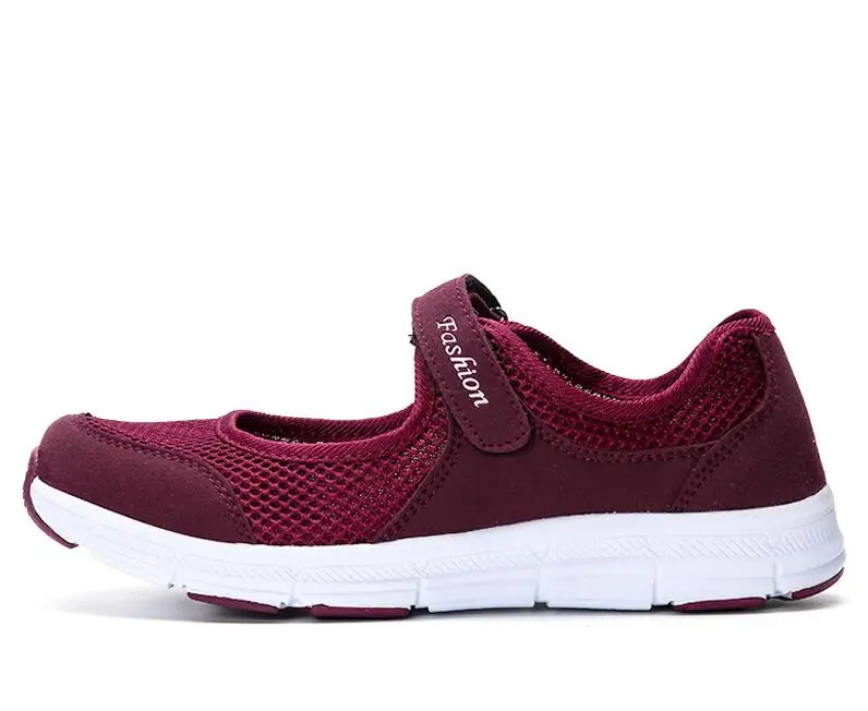Akexiya/2018 г. осень Для женщин кроссовки дышащие с сеткой для Женские туфли лодочки