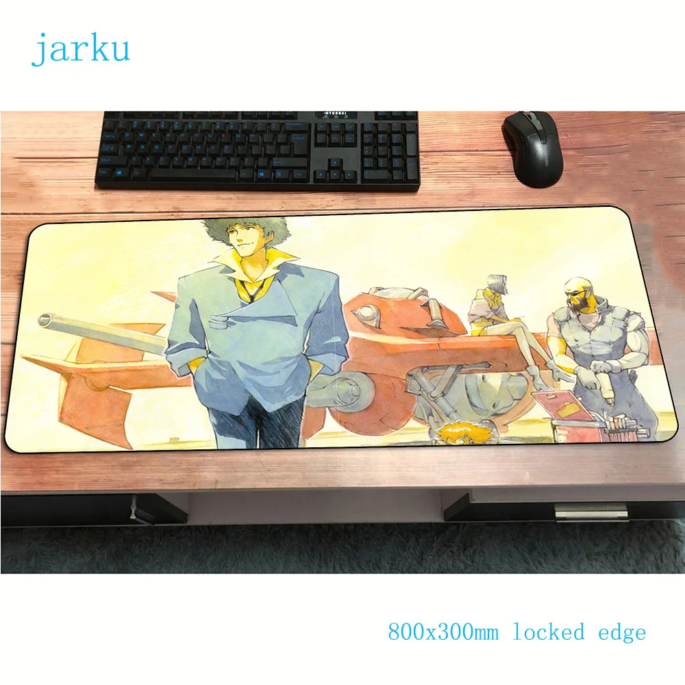 

cowboy bebop mouse pad gamer present 800x300x2mm notbook mouse mat gaming mousepad Customized pad mouse PC desk padmouse mats