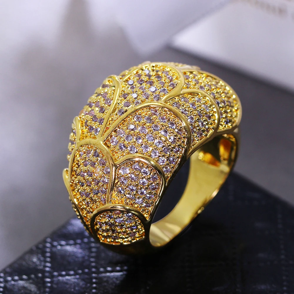 Новинка 2021 женское медное кольцо в виде рыбьей чешуи модное эффектное ювелирное