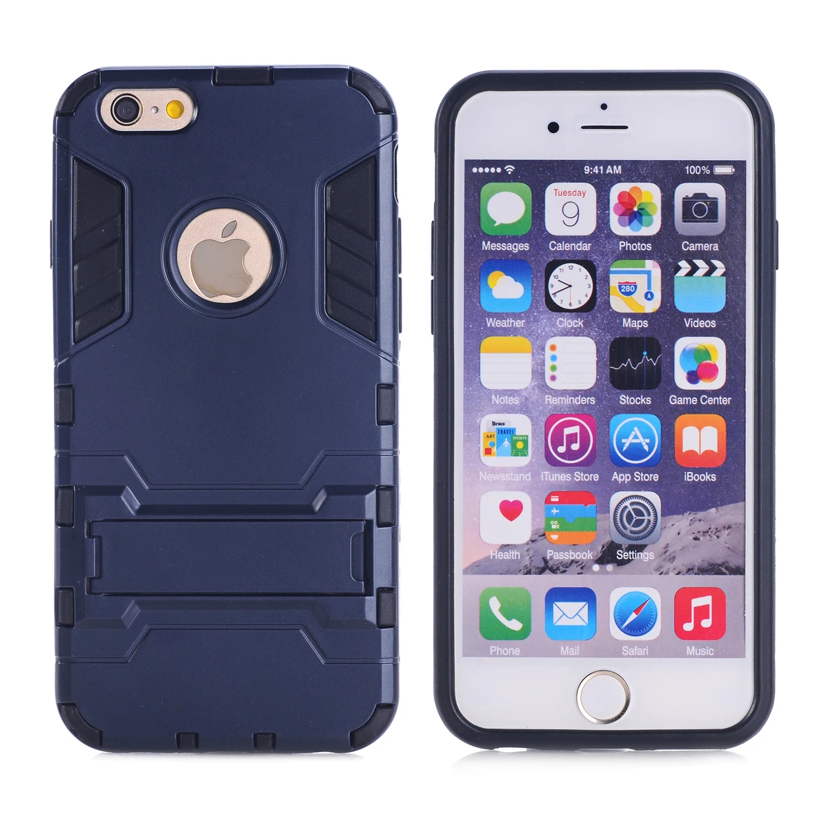 Панцири чехол для iPhone 5C Heavy Duty гибридный жесткий мягкий прочный силиконовый