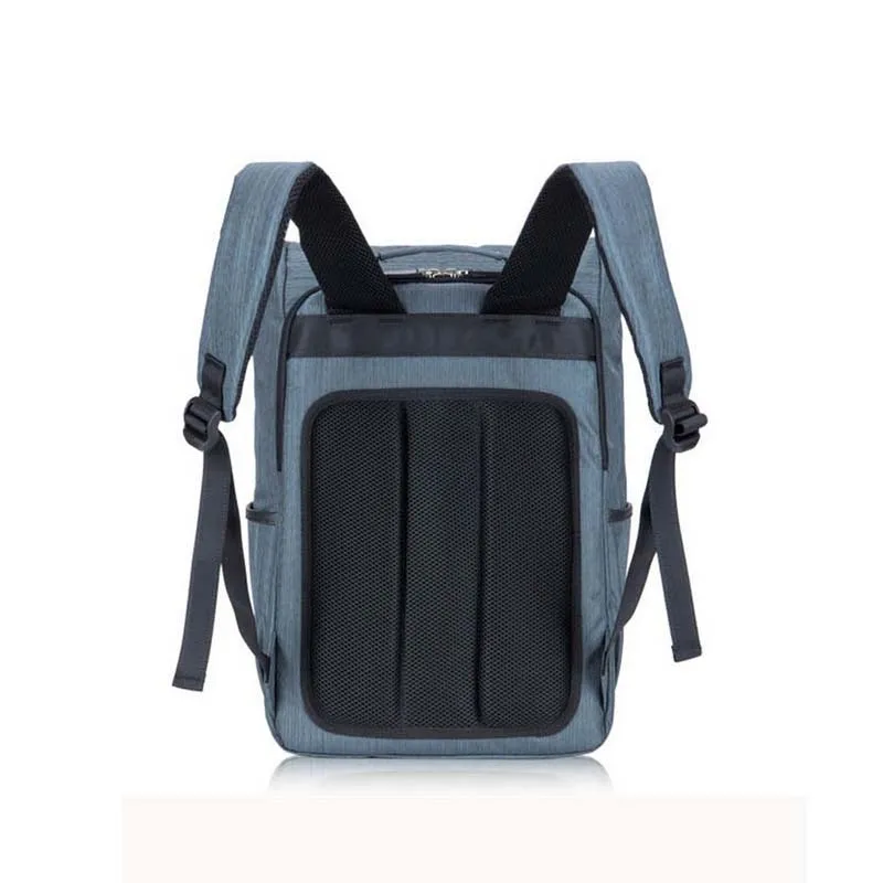

New Fashion Arcuate Shoulder Strap Solid Casual Business Laptop Male Backpack School Bag Canvas Bag Designer Backpacks for Men