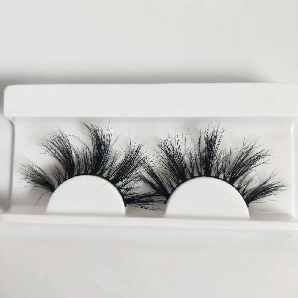 DEEP EYES 10 пар 10 boxesExtra длинные 25 мм норковые ресницы 3D норковые ресницы ручной работы