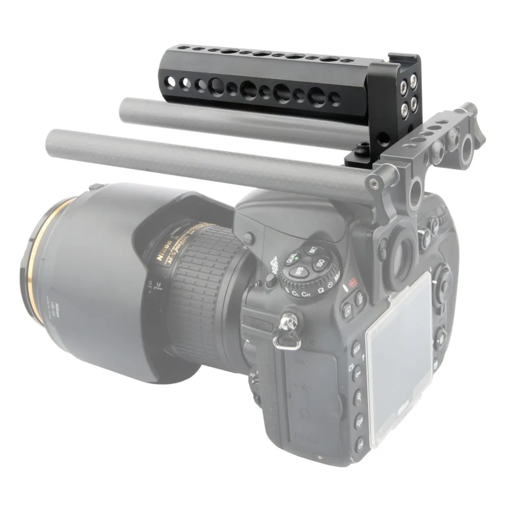 NICEYRIG ручка для камеры DSLR клетка захват 1/4 &quot3/8&quot с сыром Холодный башмак Sony Panasonic