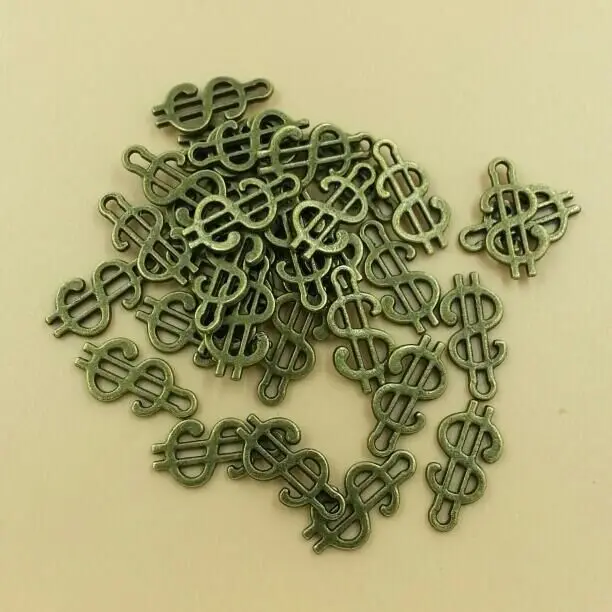 Подвески в виде доллара подвески сделай сам винтажные Бронзовые изящные