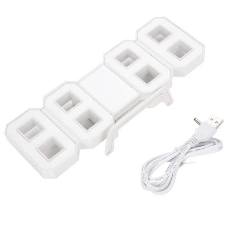 Простые Модные 3D Настольные Цифровые часы светодиодные электронные usb вставные